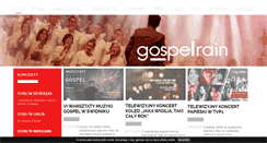 Desktop Screenshot of gospelrain.pl
